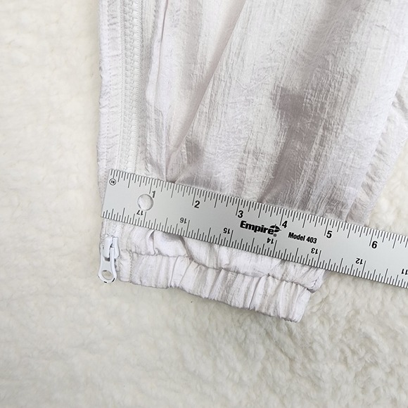 Champion Mens Small Colorblock Fleece Nylon Jogger Sweatpants Navy White Red - Picture 13 of 14